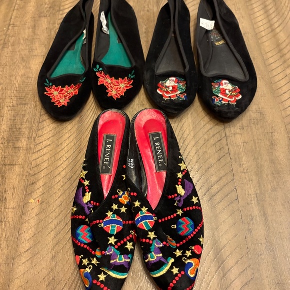 Three pairs of 8.5 Christmas shoes - Picture 3 of 3